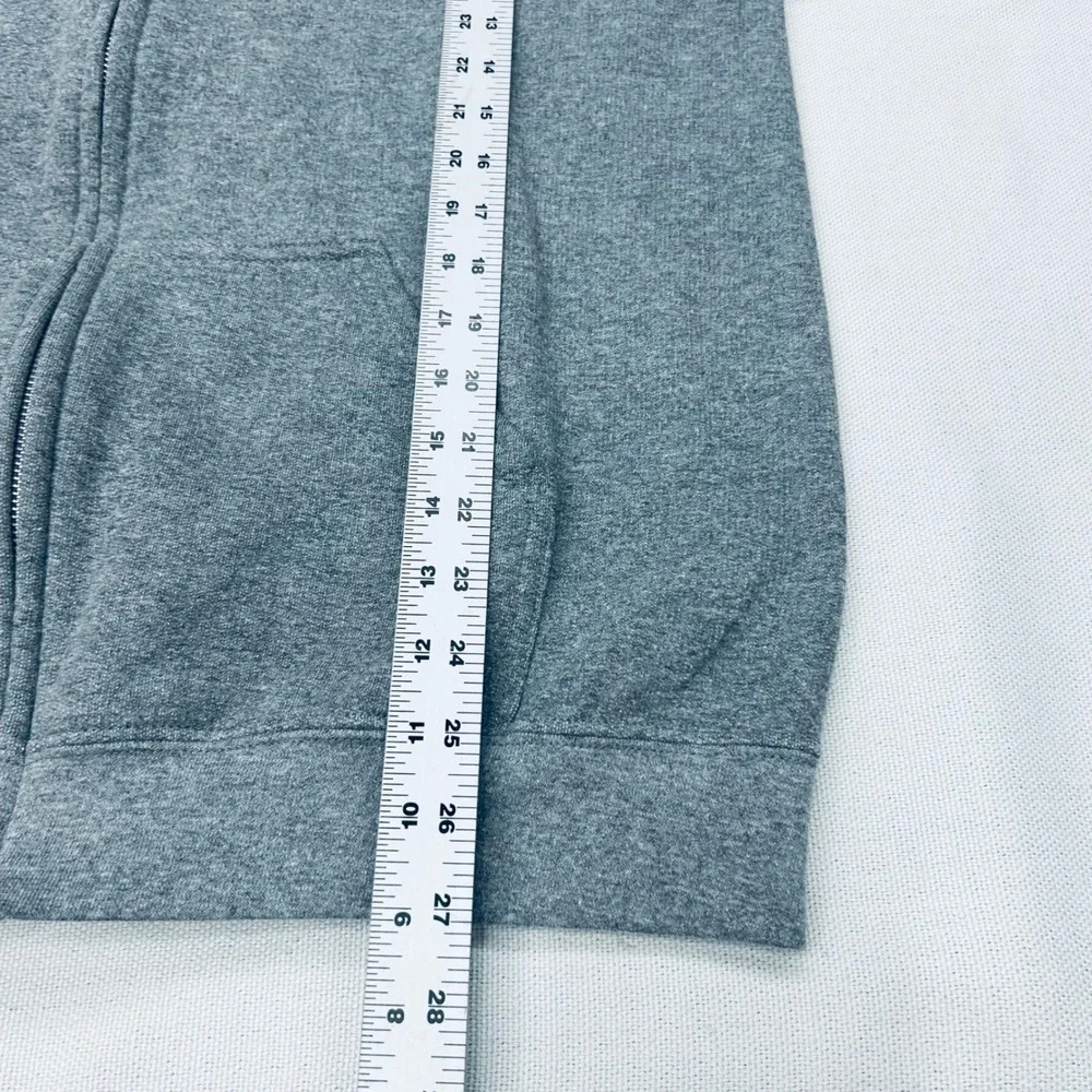Gildan Volkswagen VW‎ Logo Graphic Zip Up Hoodie Heather Grey Mens Large